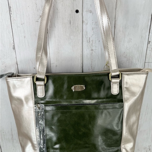 Genuine Leather Tote Handbag Aurielle by Carryland Shoulder Bag Large Size - Picture 5 of 14